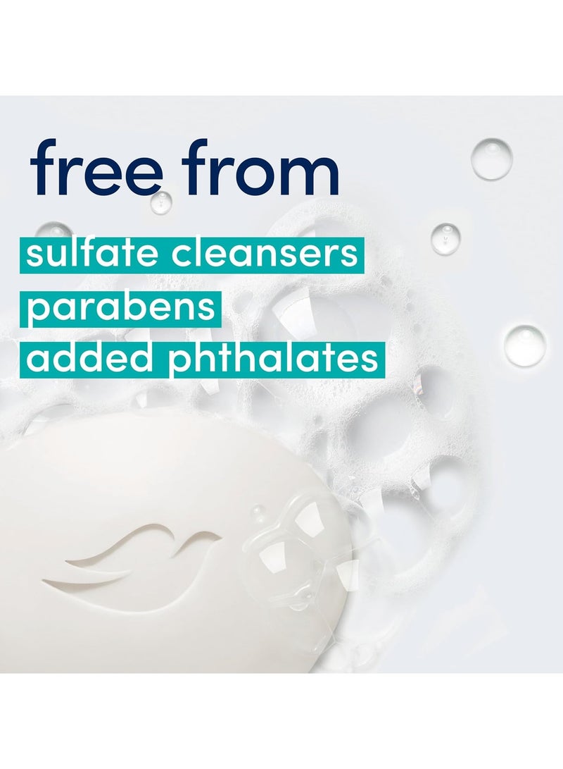 Dove 3 Pack Beauty Bar Soap Sensitive, Each 106g Gently Cleanses and Nourishes Sensitive Skin Effectively Washes Away Bacteria While Nourishing Your Skin - Image 5